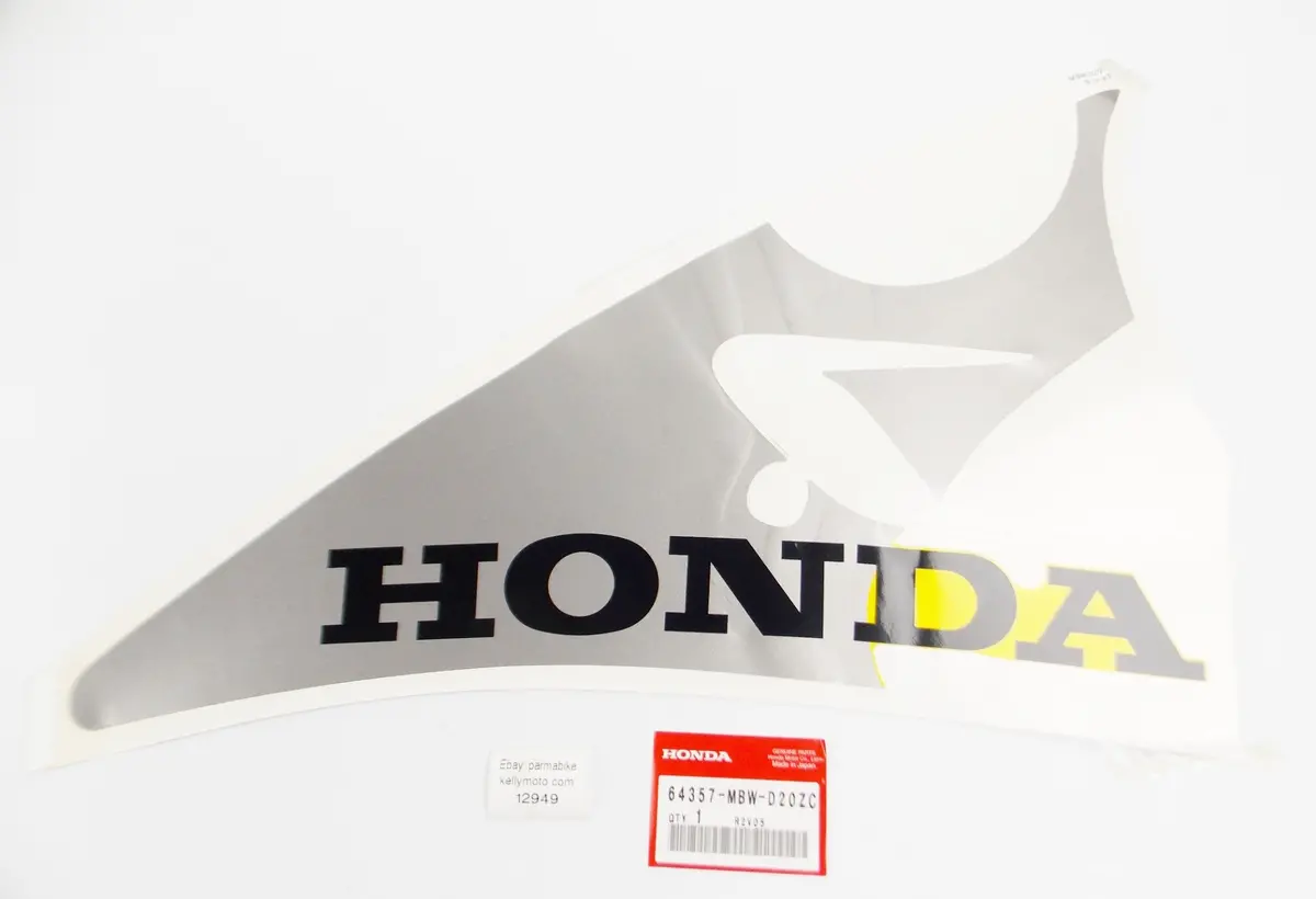 Oem Honda 2001 Cbr600 Stripe B, Left Lower Cowl *Type3* Decal 64357-Mbw-D20zc 1