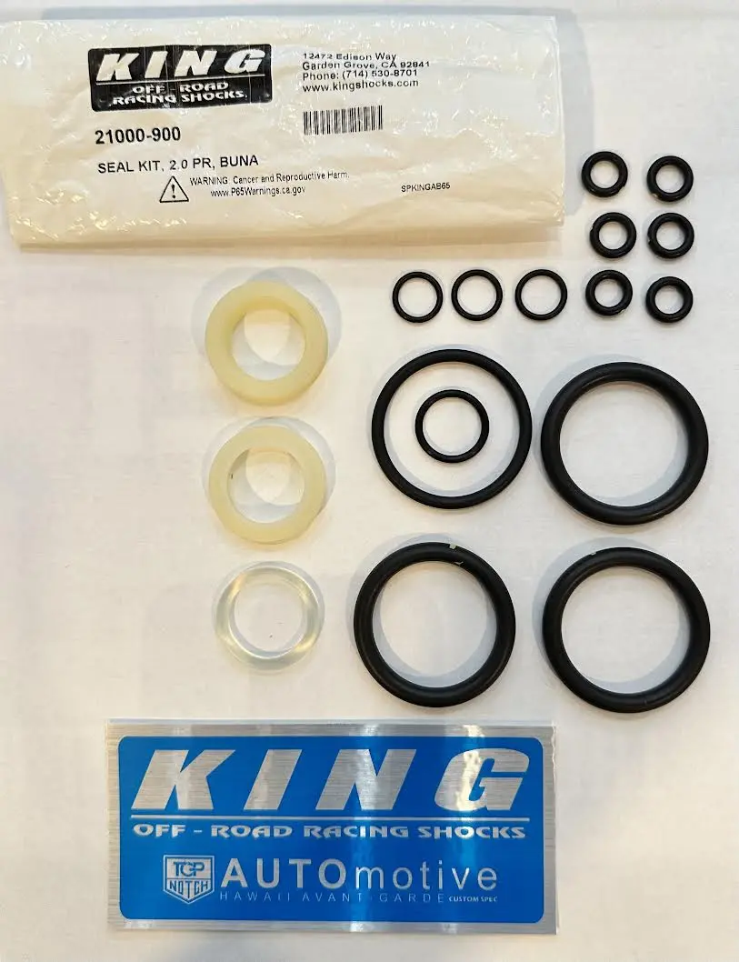 King Off-Road Shocks 2.0″ 7/8″ Shaft Buna Seal Kit 21000-900 1