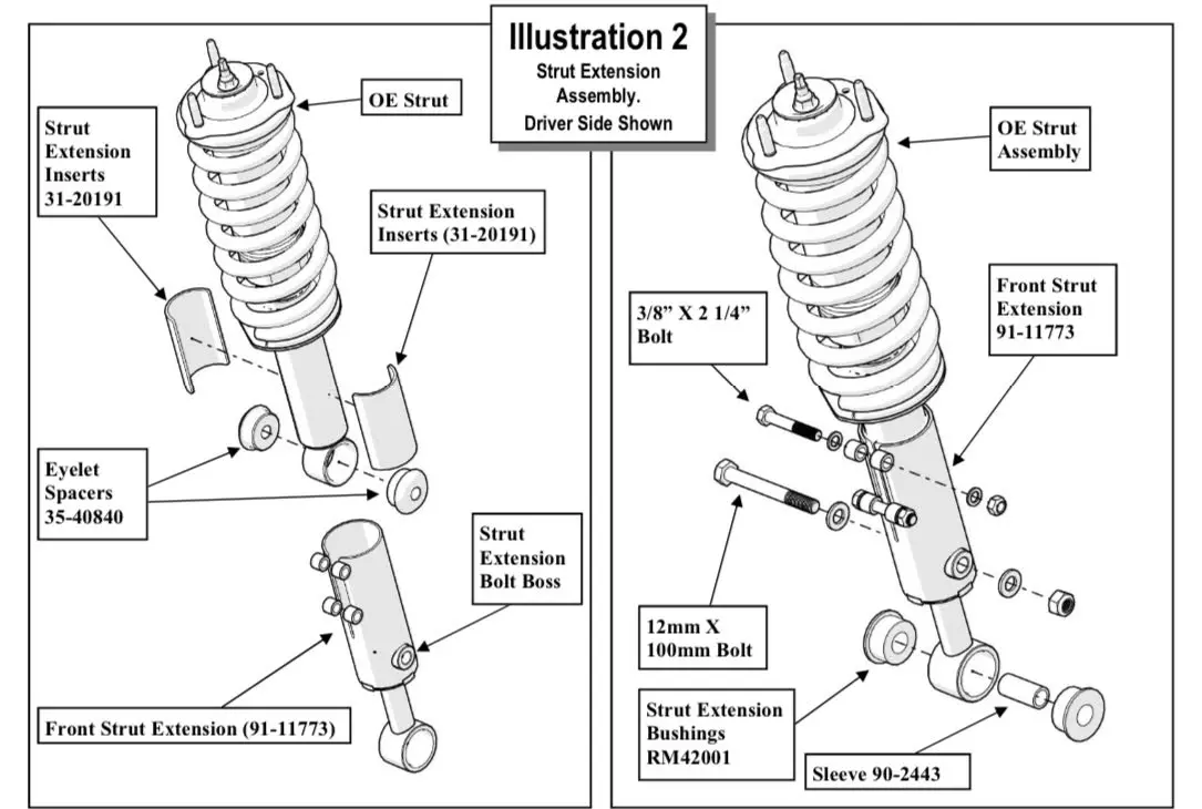 Pro Comp Box 4 Colorado Canyon 2/4Wd 51033B-4 From Kit K1174b- Pt# Exp51033b-4 (E4) 1