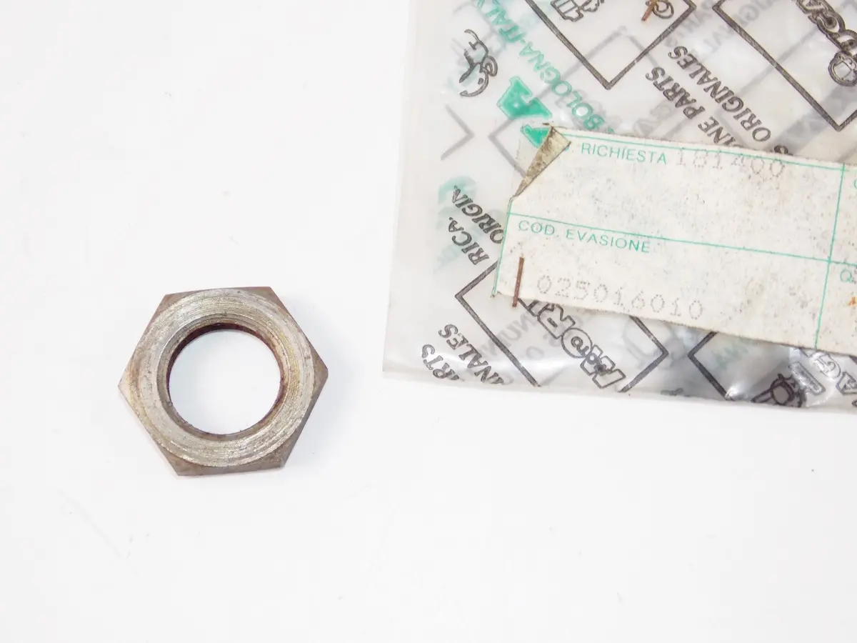 Nos Oem Ducati 350 Clutch Shaft Nut 025016010 | 0250 16 010 | 0250.16.010 1