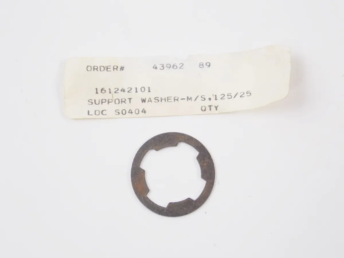Nos Oem 1989 Husqvarna M/S 125/25 Support Washer 161242101 1