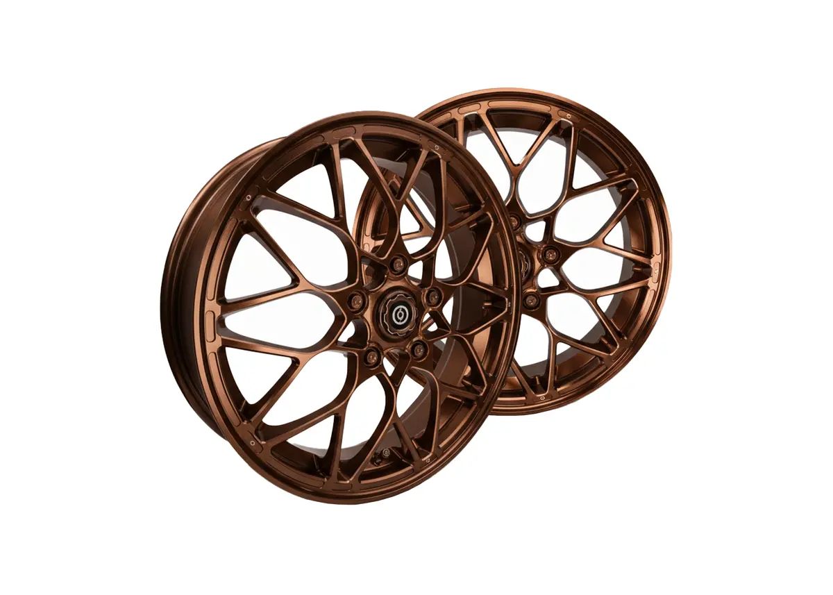 Rim Set Cnc 1O1 Factory X.I.N Bronze | Vespa Gts/Gts Super/Gtv/Gt 60/Gt/Gt L 125-300Cc 1