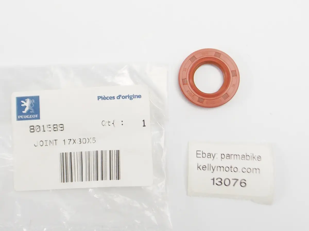 Oem Peugeot 2009 Ludix 14 Pro/2011 Figth 3 A Crankcase Oil Seal 17X30x5 #801589 1