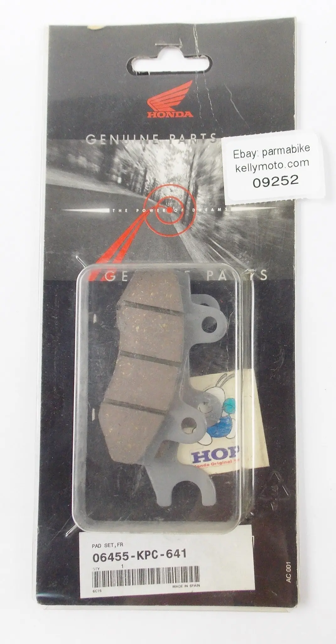 Nos Oem 2007-2011 Honda Xl125 Varadero Front Brake Pads 06455-Kpc-641 1