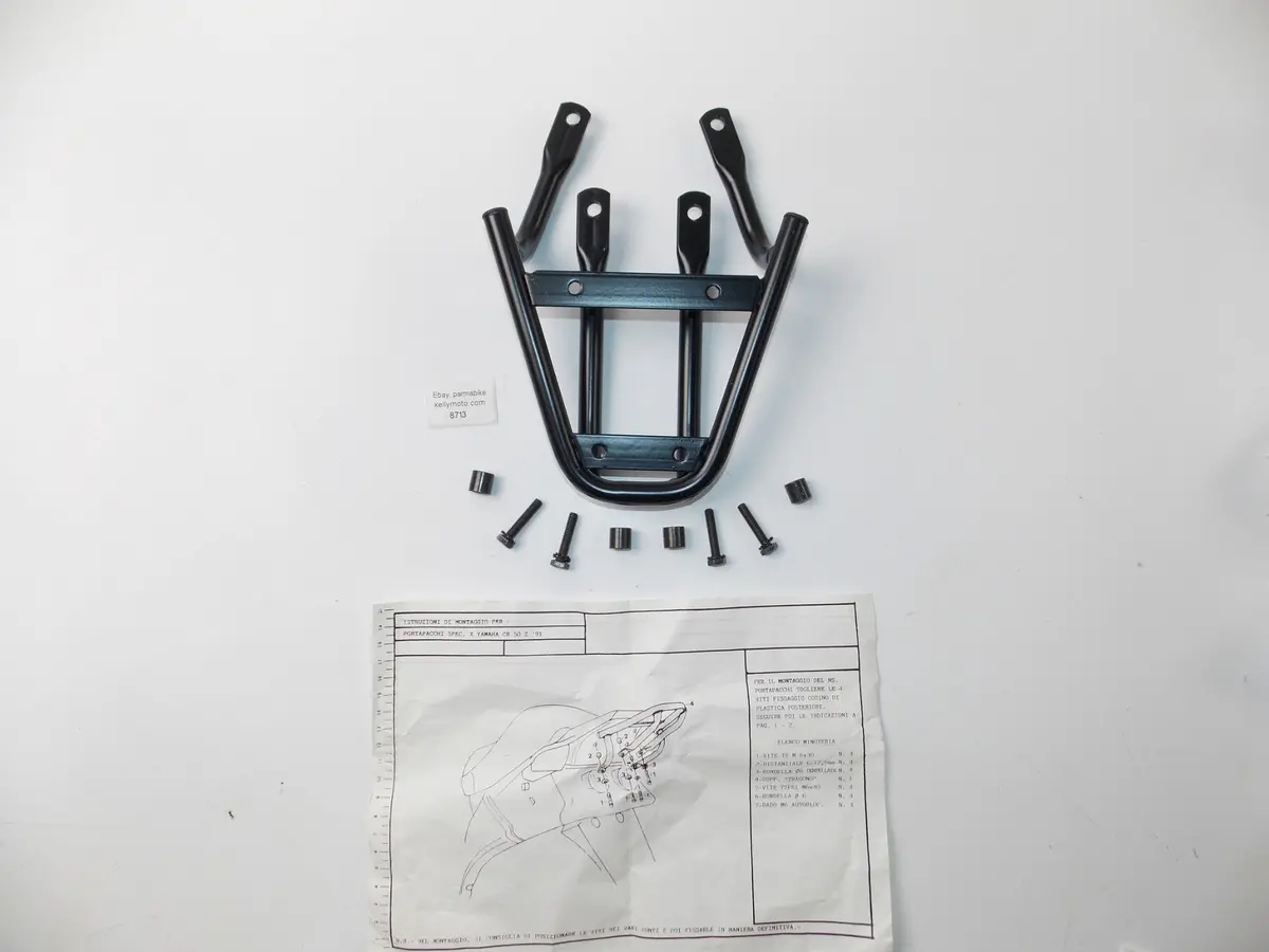 Top Case Luggage Mounting Bracket Grill Yamaha 1991 Cr 50 Z 1