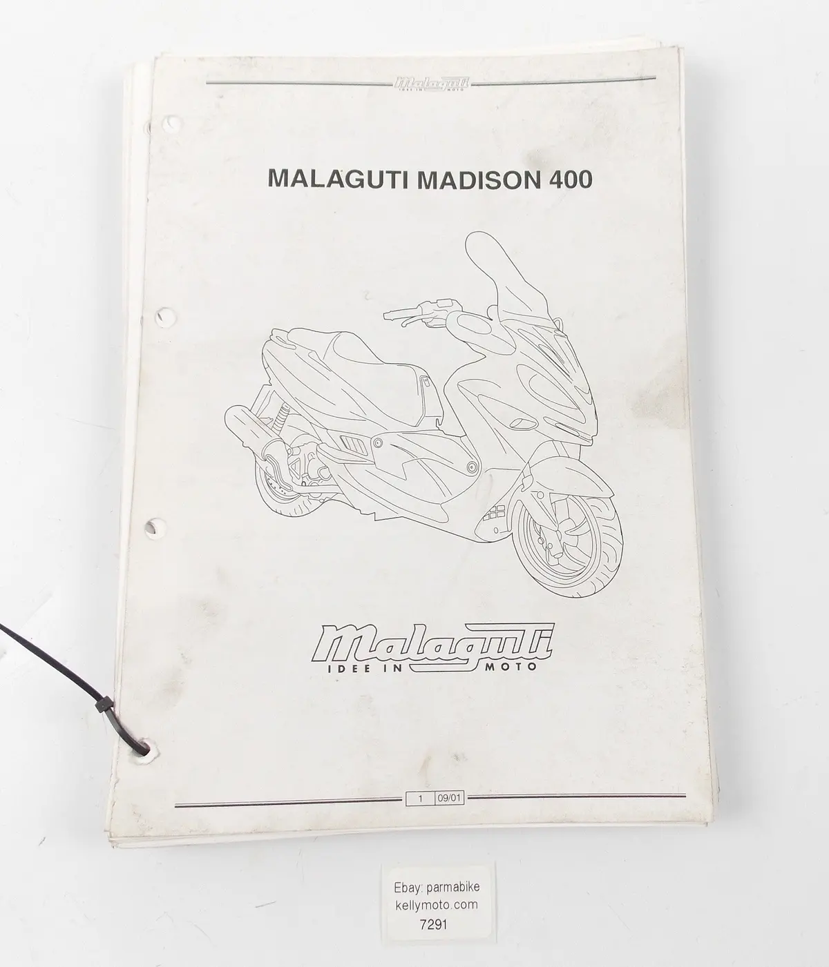 2001 Malaguti Madison 400 Shop Manual Book Italian German French English Spanish 1