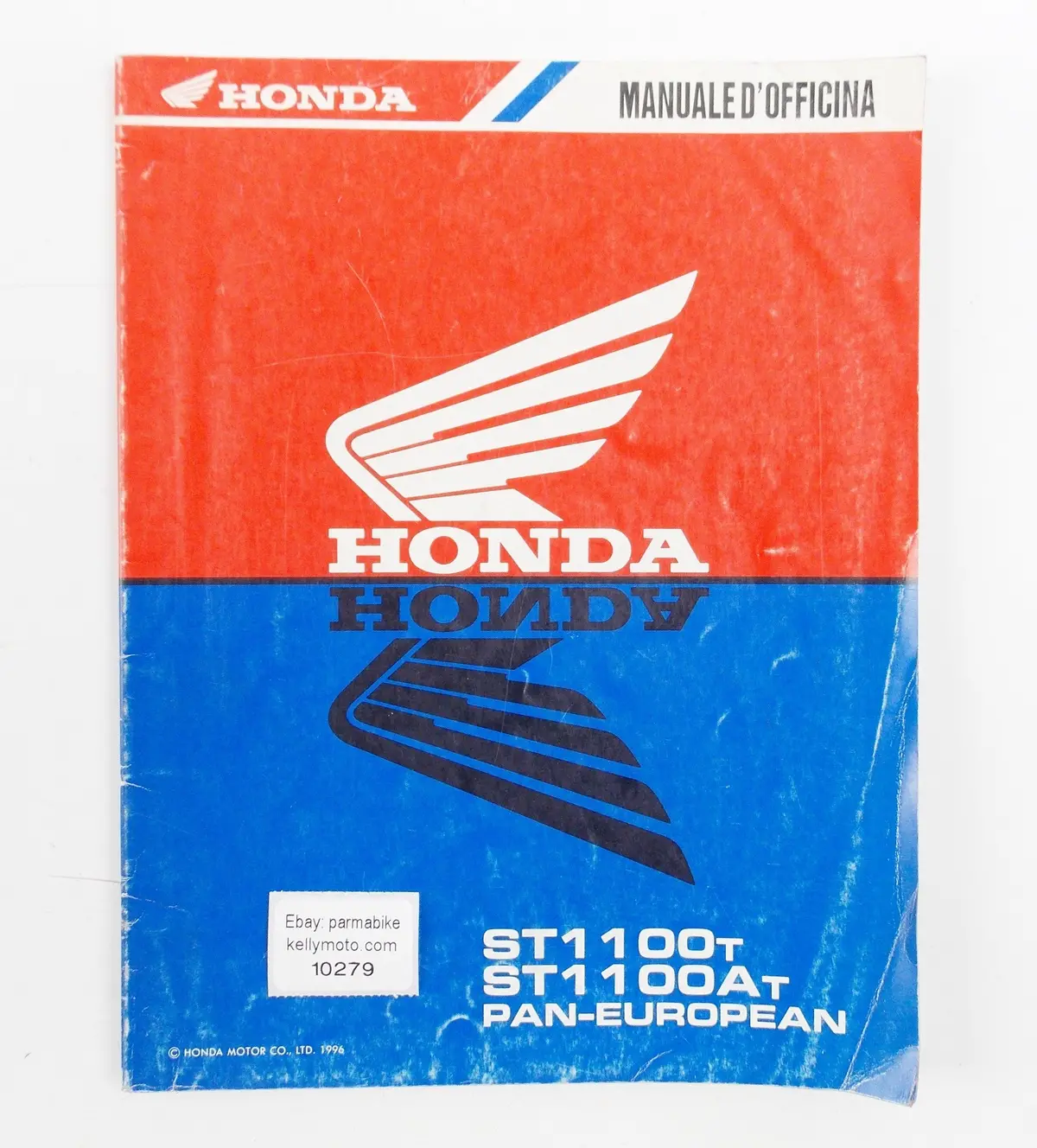 Honda 1996 St1100t/St1100at Pan-European Workshop Manual Book Italian 1
