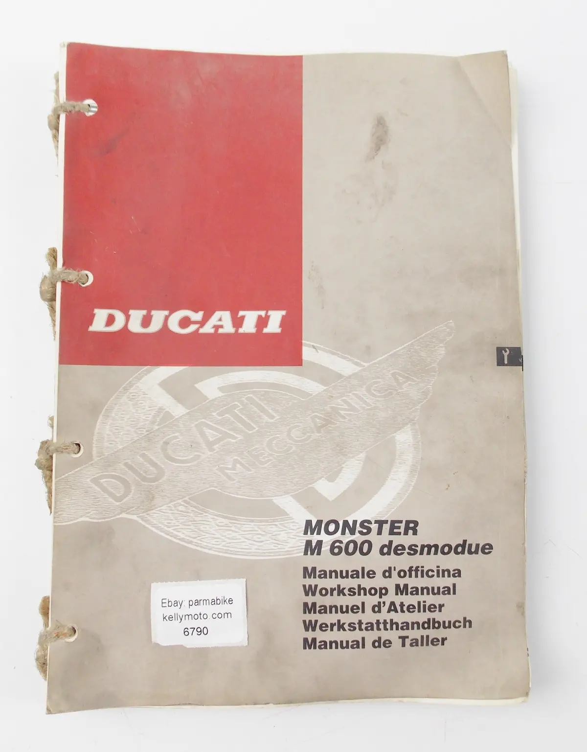 1993 Ducati Monster M 600 Chassis Motor Workshop Manual Book Repair Maintenance 1