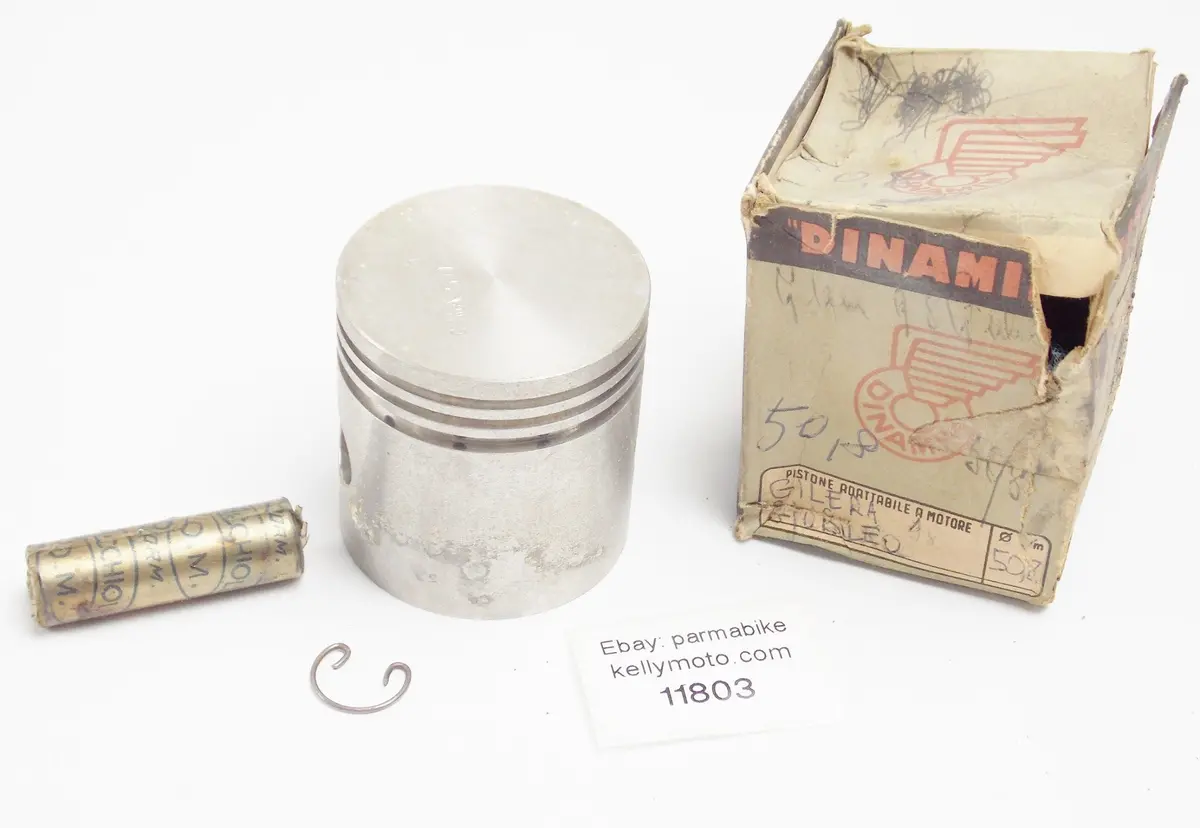 Nos Dinamin Piston + Pin + Clip Diameter 50.8 Mm Gilera 98 Cc Giubileo 1