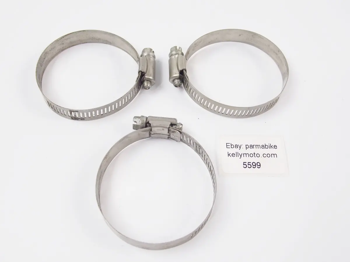 3 Tridon 40-63Mm Hose Clamp Perforated Band Hi-Torque Motorcycle Atv Automotive 1