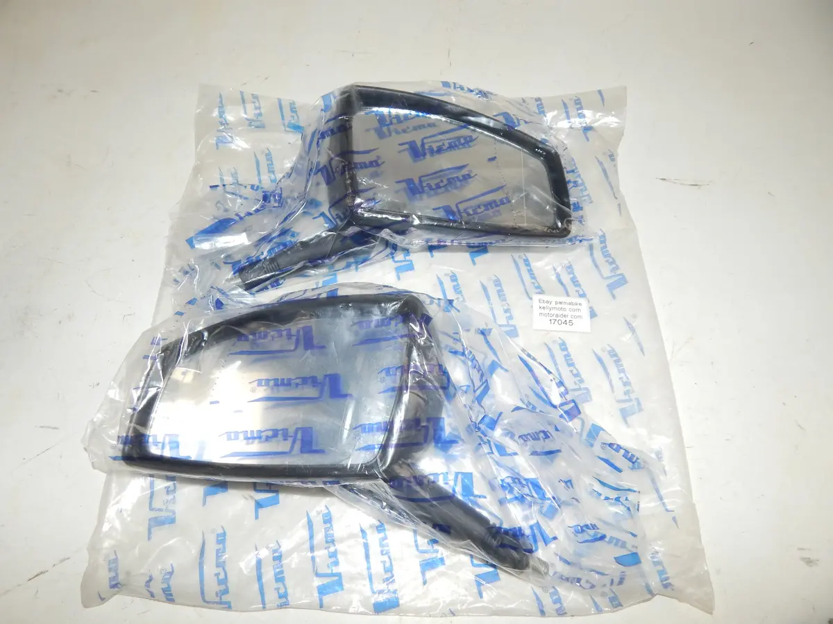 Vicma Rh Lh Adjustable Mirror 7"X4.25" Thread D=10Mm Scooter Motorcycle Italy 1