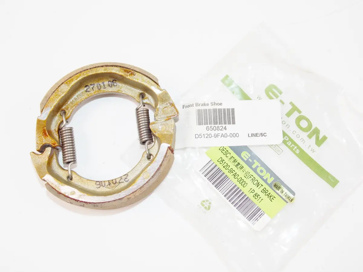 1999-05 E-Ton Yukon 150/Sierra 90 Front Wheel Brake Shoe 650824 D5120-9Fa0-0000 1