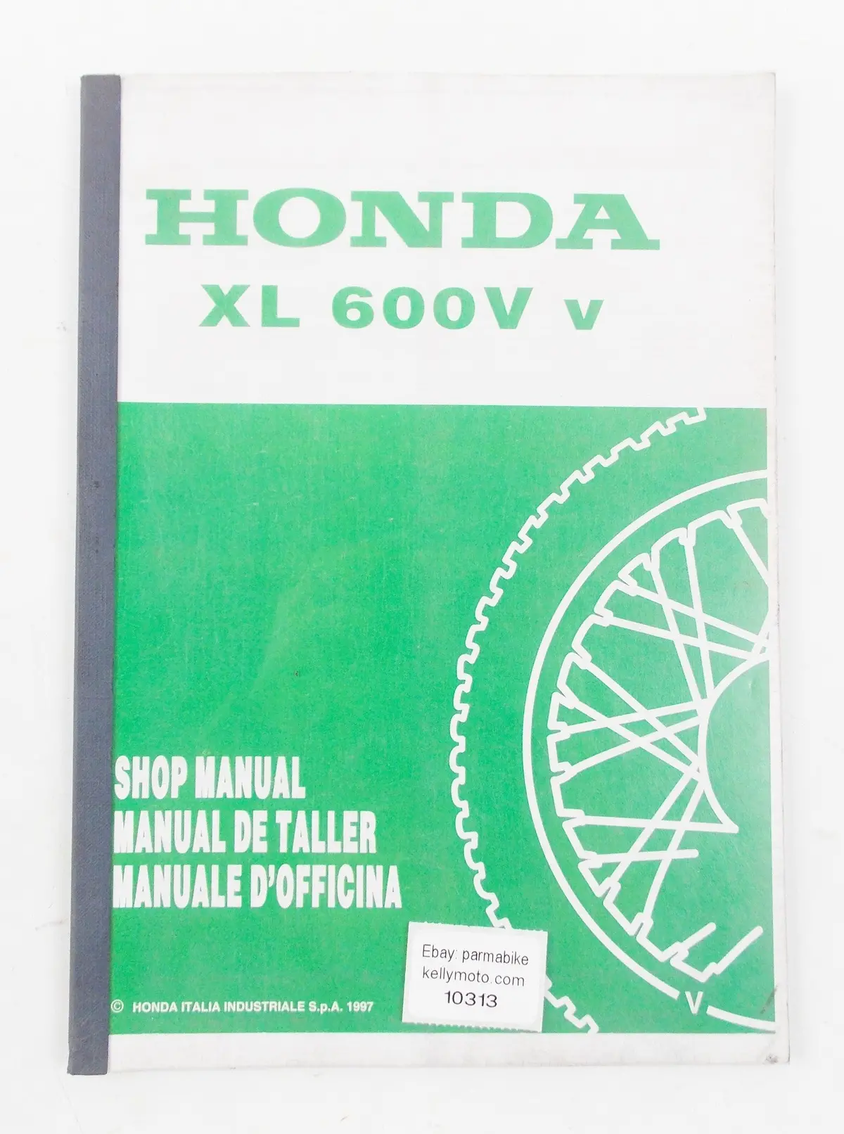 Copy Honda Xl 600V V Workshop Manual Repair Book English, Spanish Italian 1