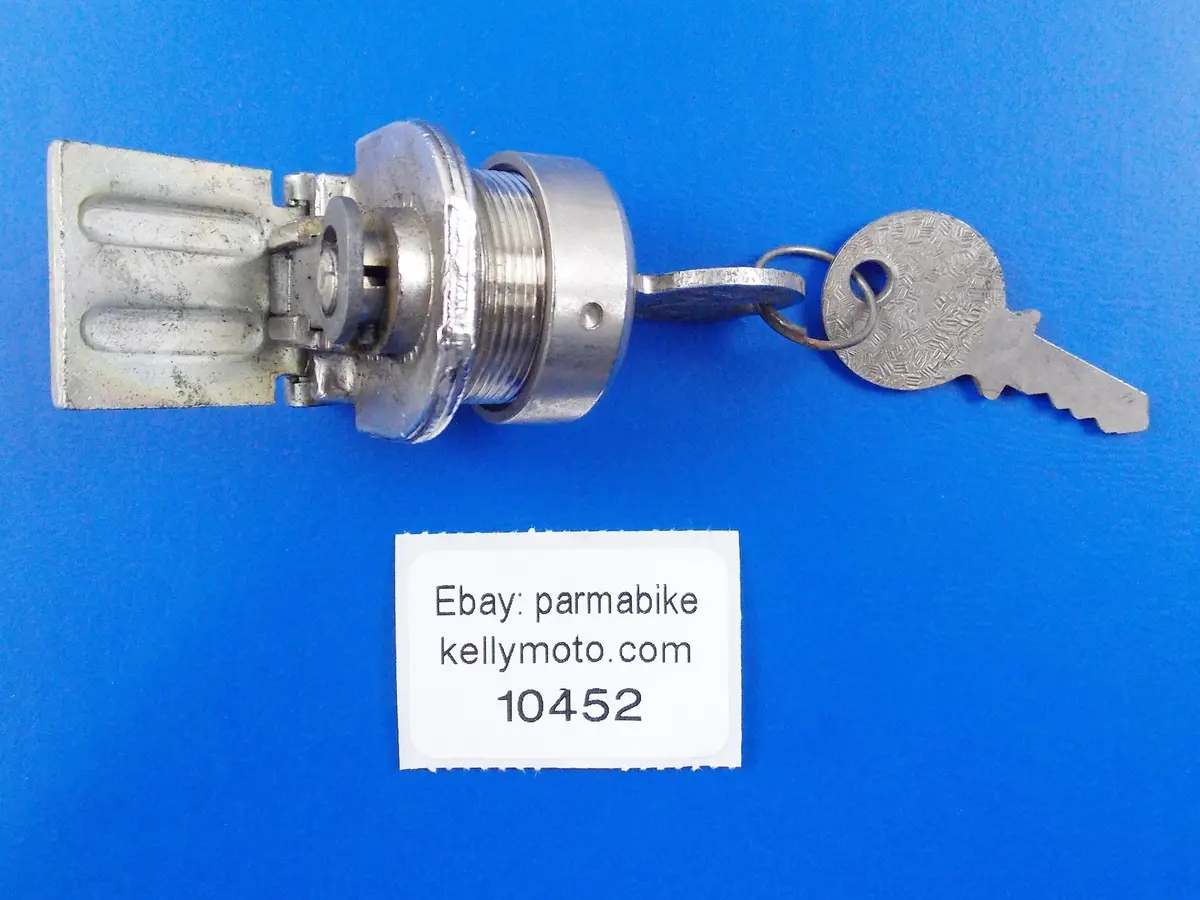 Cylinder Lock + Key Scooter Steering Glove Box Thread Diameter 24Mm Motorcycle 1