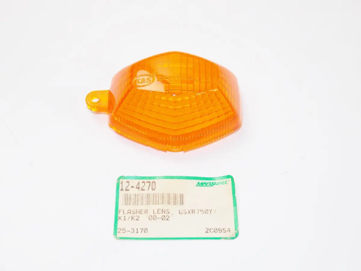 K&S Flasher Turn Signal Lens Suzuki 2000-2002 Gsxr750y/K1/K2 25-3170 | 12-4270 1
