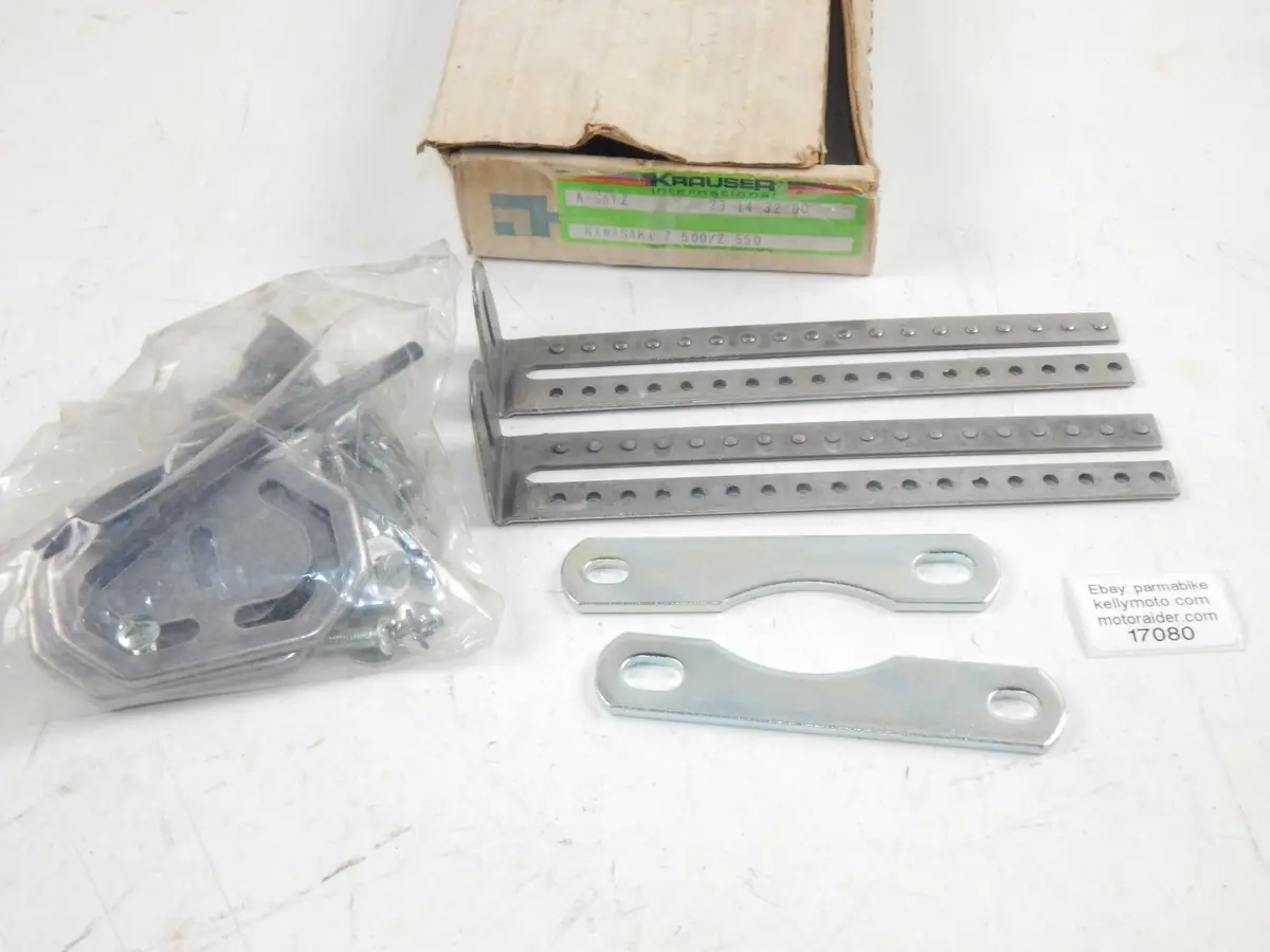 Krauser Hard Luggage Mounting Brackets Hardware Kit Kawasaki Z500-Z550 23143200 1