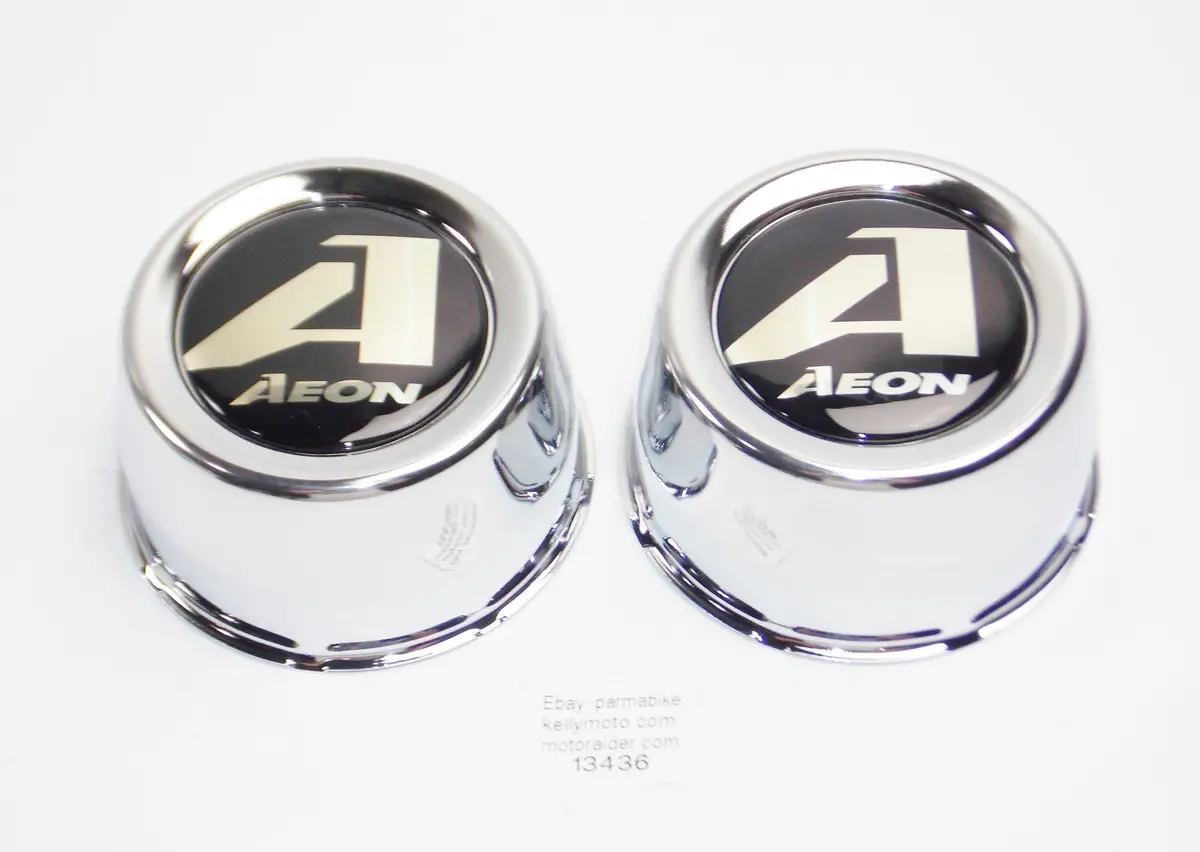 1 Pair Aeon Atv Quad Chromed Center Wheel Hub Cap Cover Id=105Mm H=52Mm 1