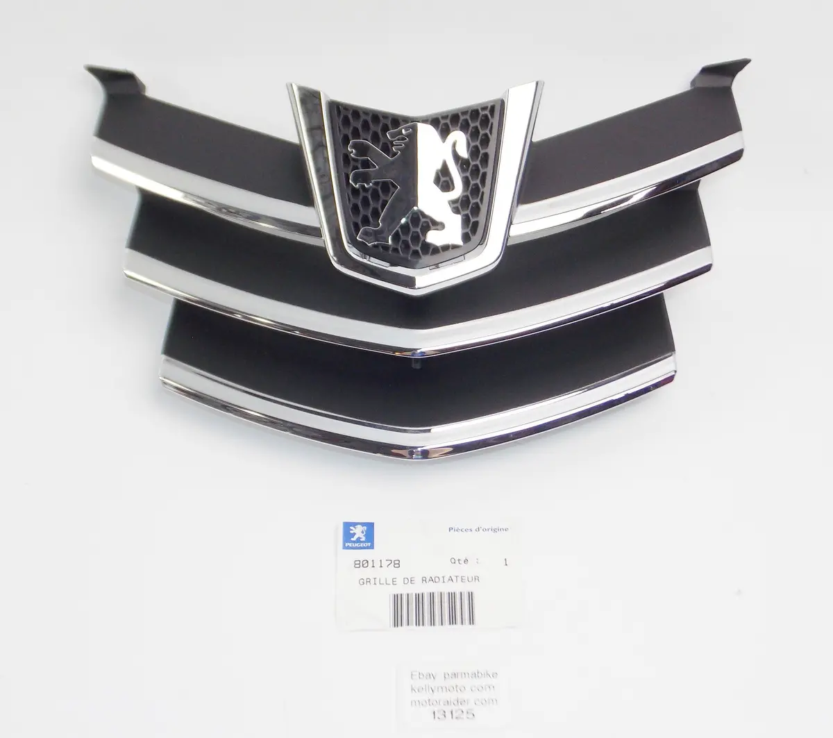 Oem Peugeot Lxr 200 Ie-Lxr 125 Scooter Front Shield Grid Emblem Logo Mark 801178 1