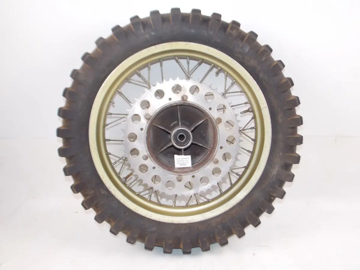 17" Rear Wheel Gold Rim Hub Tire Spoke Sproket 1977-1978 Husqvarna Vintage Cross 1