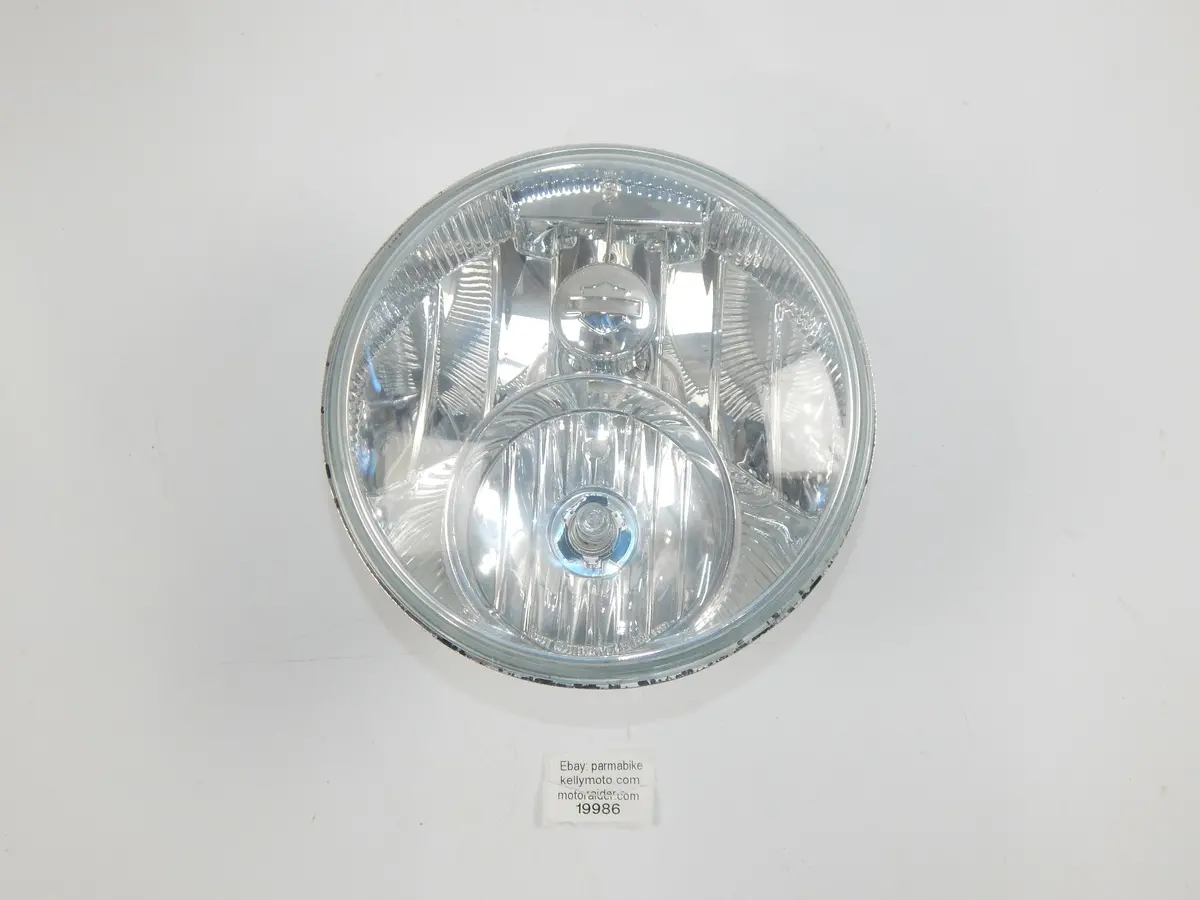 Oem Harley Davidson 7" Headlight Glass Lens Lamp H9 12V 65W/ H11 12V 55W 5863890 1