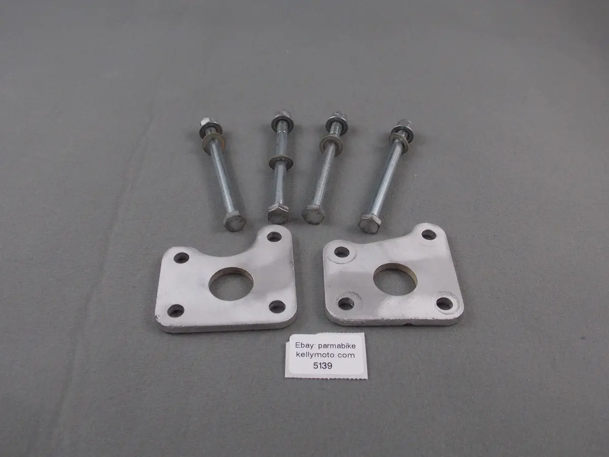 1982 Husqvarna 510 Te Kit Front Engine Motor Mounting Plates Brackets Bolt 1