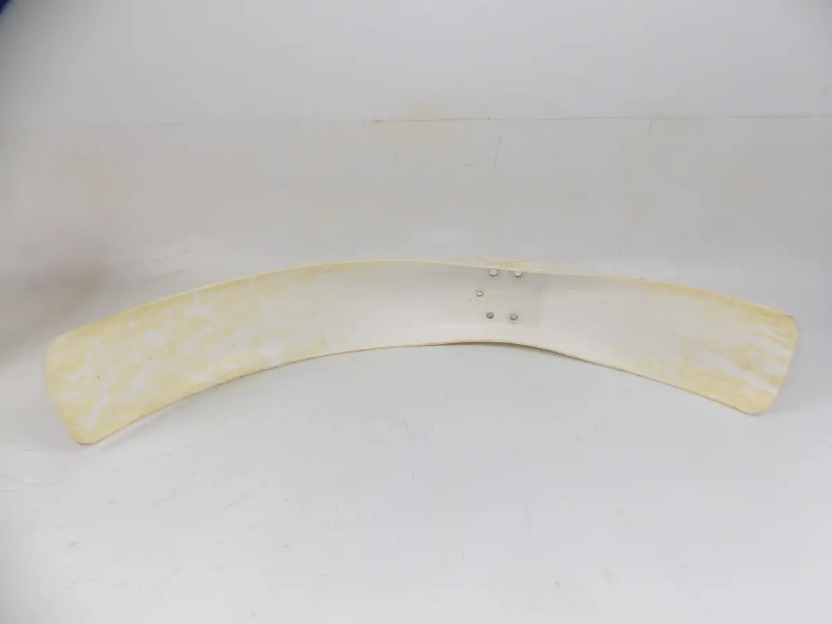 Vintage White Motocross Front Fender L=28" W=41/2" Mrobert Beta Cagiva Aprilia 2