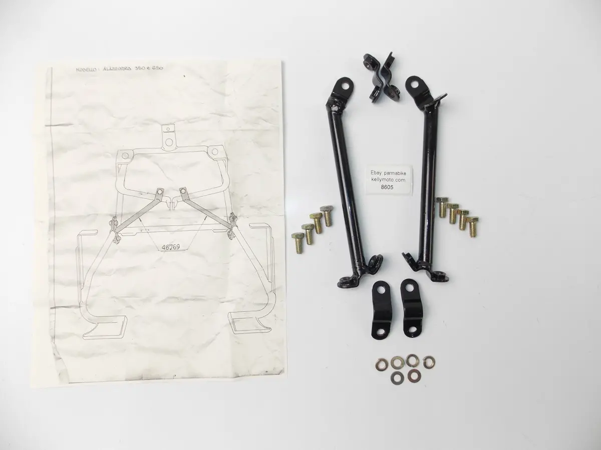 Nos Cagiva Alazurra 350/650 Fairing Mounting Bracket Support Set 48769 1