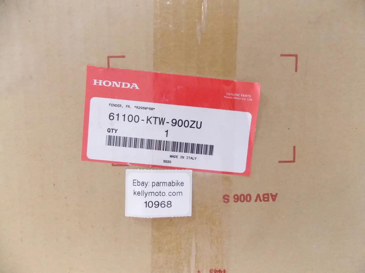Oem Honda 2013-2014 Sh300 Front Fender Burgundy 61100-Ktw-900Zu |61100Ktw900zu 2