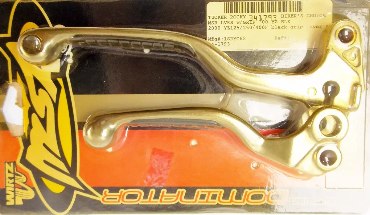 Aluminum Yamaha 2000 Yz125/250/400F Clutch Brake Lever Set W/Black Grip 34-1793 1