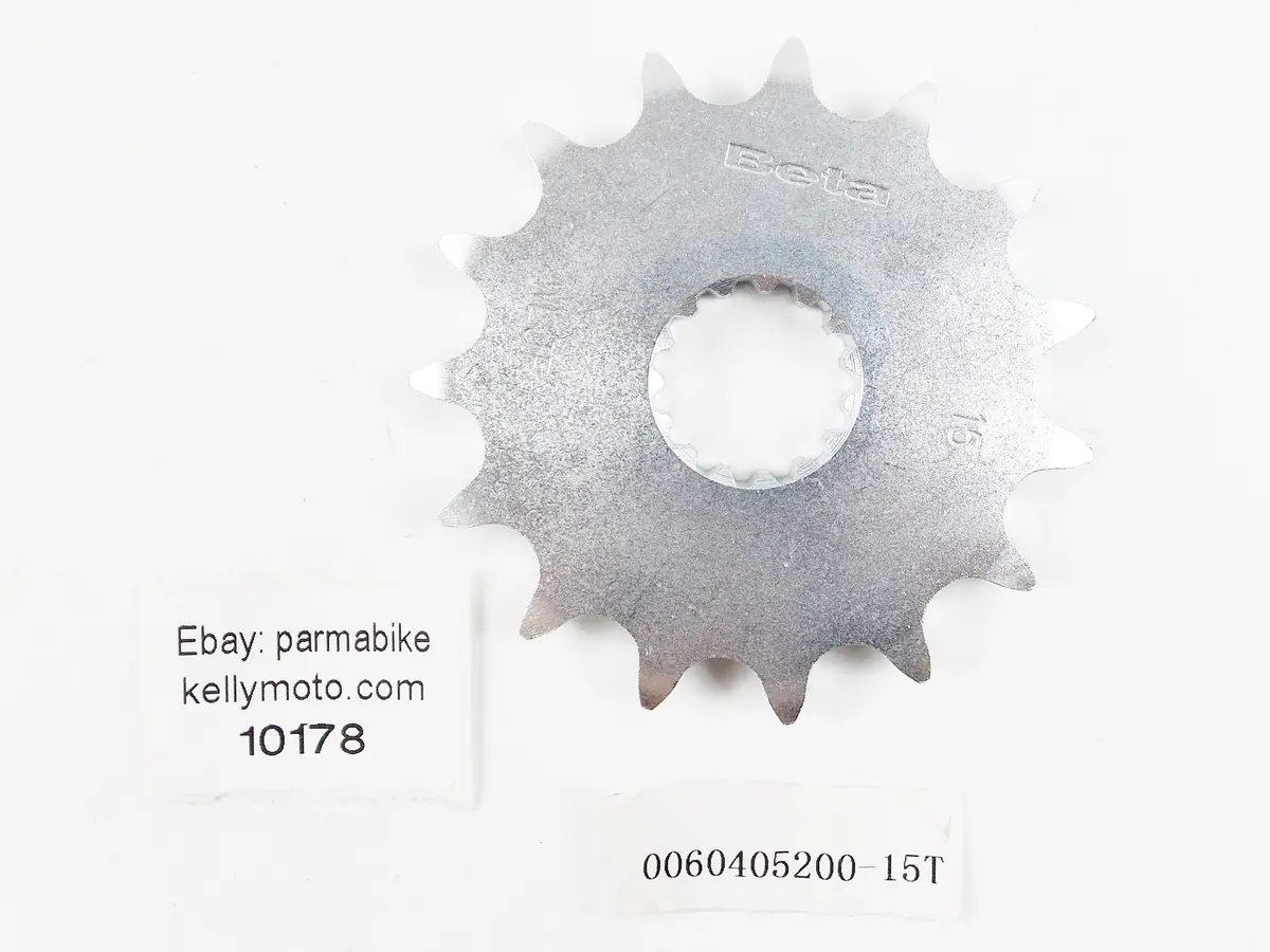 Nos Beta Front Counter Sprocket 15 T Stamped "Wljf" 0060405200-15T 1