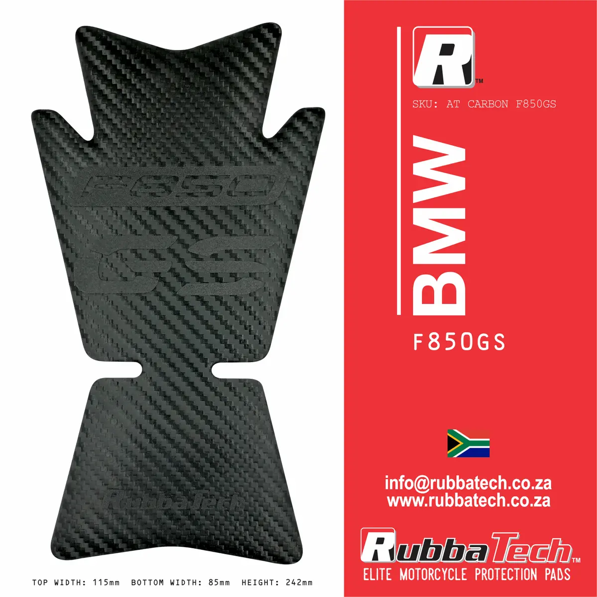 Bmw Rubbatech Tank Pad  F850gs 1