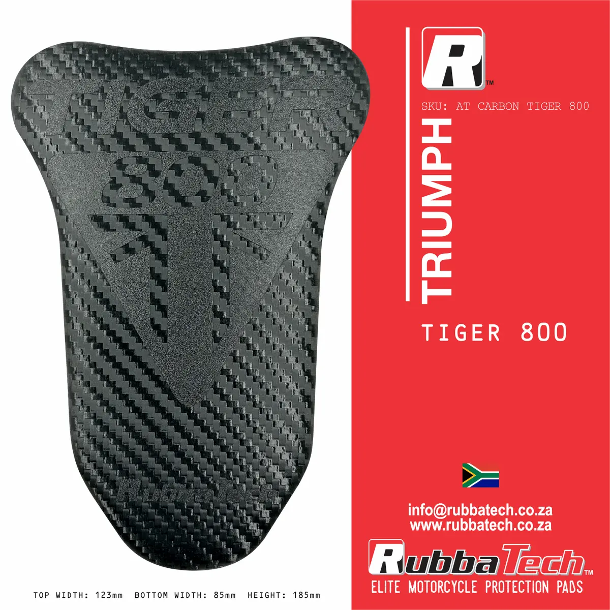 Triumph Rubbateck Tank Pad Tiger 800 1