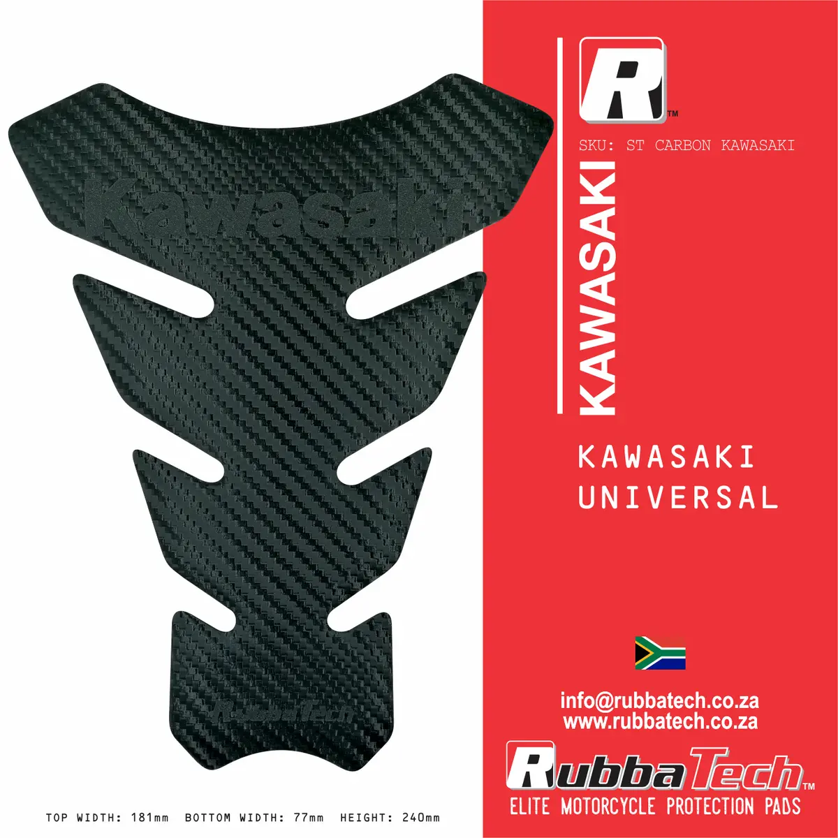 Kawasaki Rubbatech Tank Pad Kawasaki Universal 1