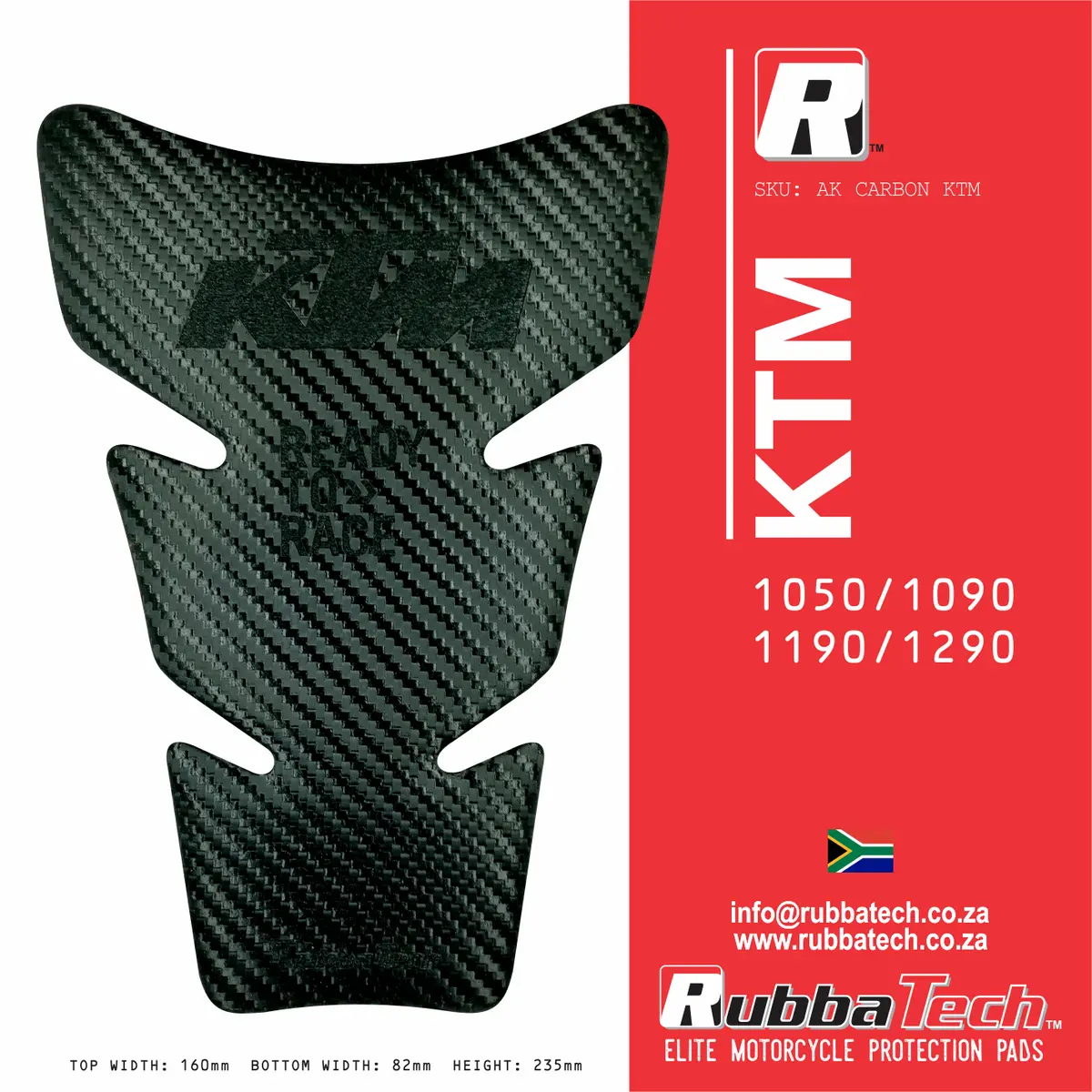Ktm Rubbatech Tank Pad 1050/1090/1190/1290 1