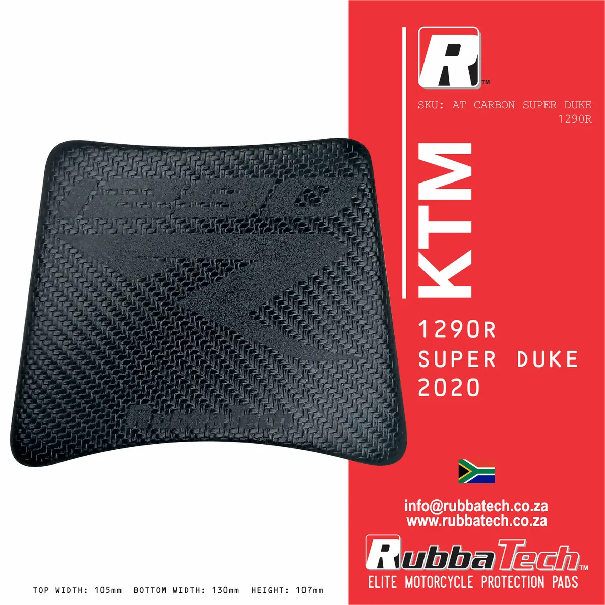 Ktm Rubbatech Tank Pad  Superduke 1290R 1