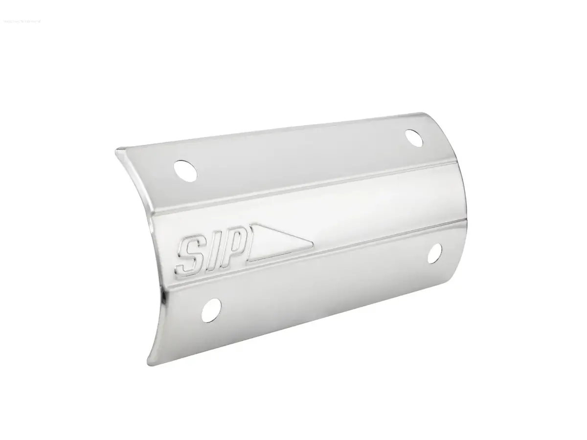 Heat Shield Exhaust Sip Stainless Steel Polished | Gilera Runner 125/180 Fxf/Fxr Piaggio Skipper/Beverly 125/200Cc 1
