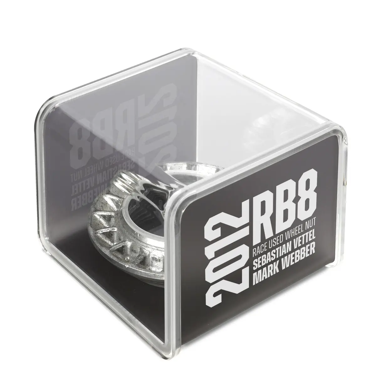 Red Bull Racing 2012 Rb8 Grand Prix Used Wheel Nut In Display Case 1