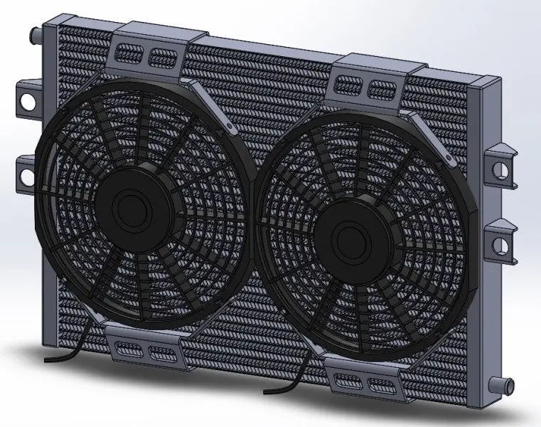 2015-2017 Mustang Dual Fan Upgrade Kit 1