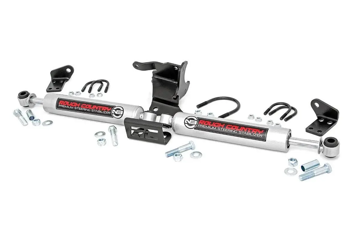 87304 Rc N3 Steering Stabilizer Dual | 2.5-8 Inch Lift | Jeep Gladiator Jt/Wrangler Jl (18-25) 1