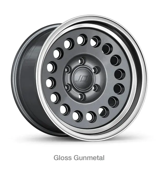 Stealth Custom Series Fa16 17X8.5 Gloss Gunmetal W/ Machined Lip Set Of 4 (Br) 1
