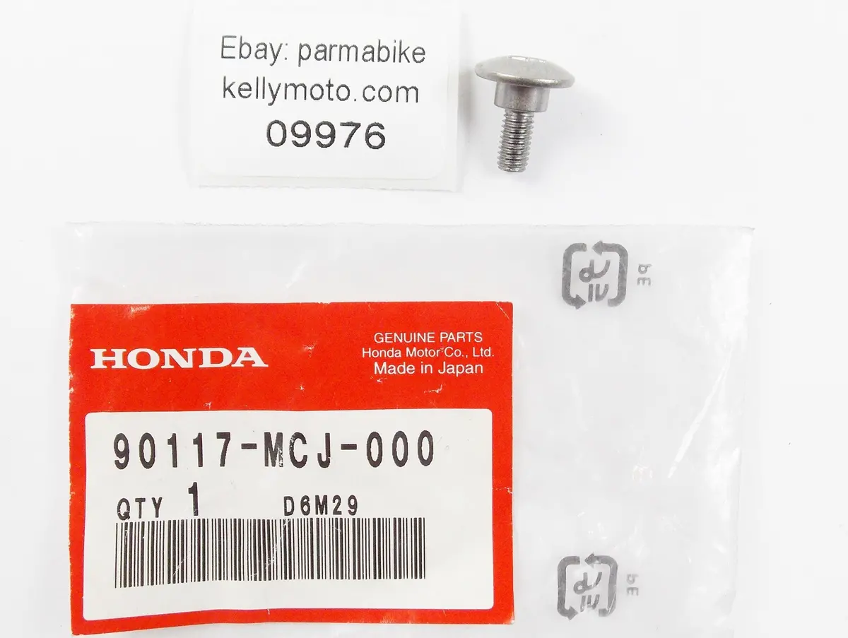 Nos Oem Honda 2000-2003 Cbr900 Lower Cowl Screw, Special (5X14) 90117-Mcj-000 1
