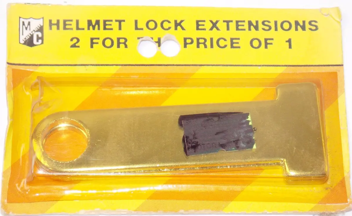 Mc Enterprises 2 Helmet Steel Lock Extensions 492 1