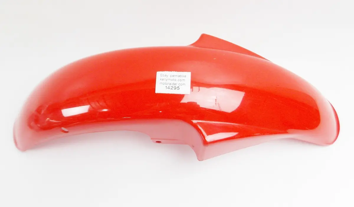 Oem Laverda Lb-1 Uno Sport 1990 Plastic Front Fender Mud Guard Red 1