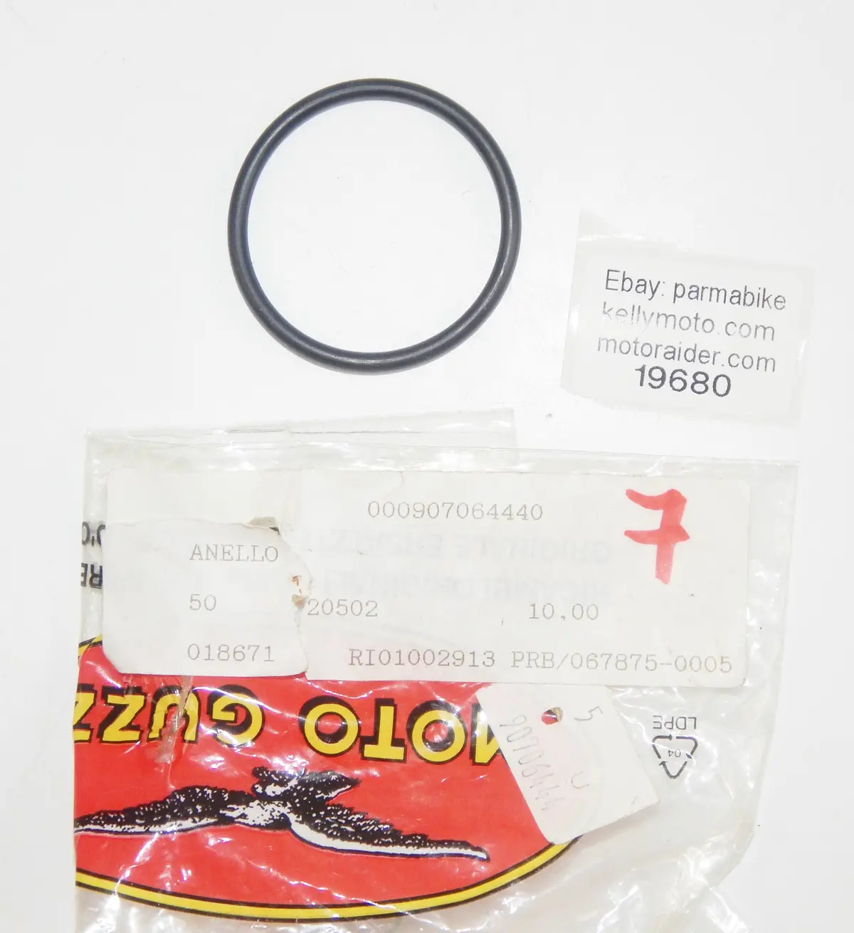 Oem Moto Guzzi V7 V9 Motor Engine Oil Filter O-Ring Seal Gasket Gu90706444 1