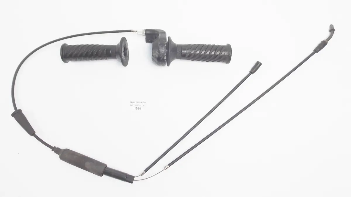 1986 Cagiva Elefantre 125 Grips+Accelerator Throttle+Cable 7/8" Bar 39629/39628 1