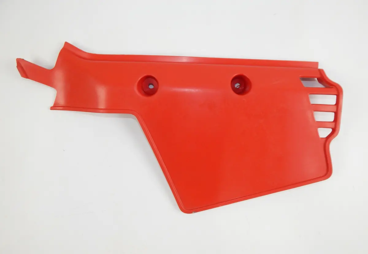 1984-1985 Aim Enduro 50 Zec Right Left Frame Side Cover Panel Number Plate Red 2