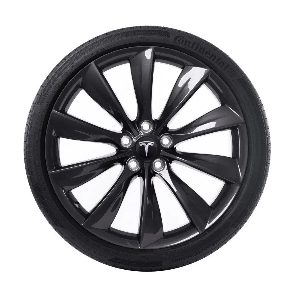 21" Turbine Wheel And Tire Package - Grey 1