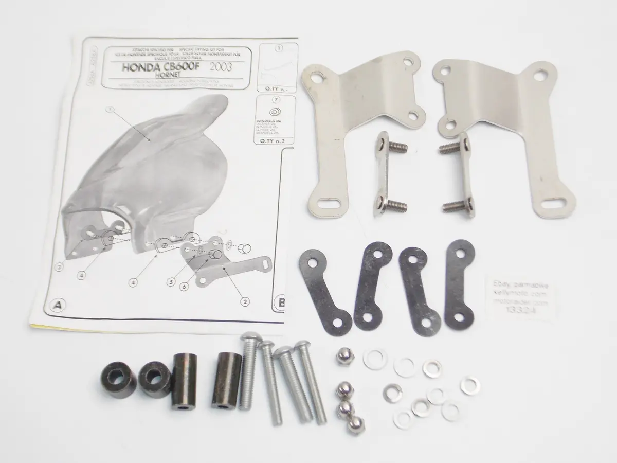 Givi A258a-A258a Honda 2003-04 Cb600f Hornet Fitting Mount Bracket Windscreen 1