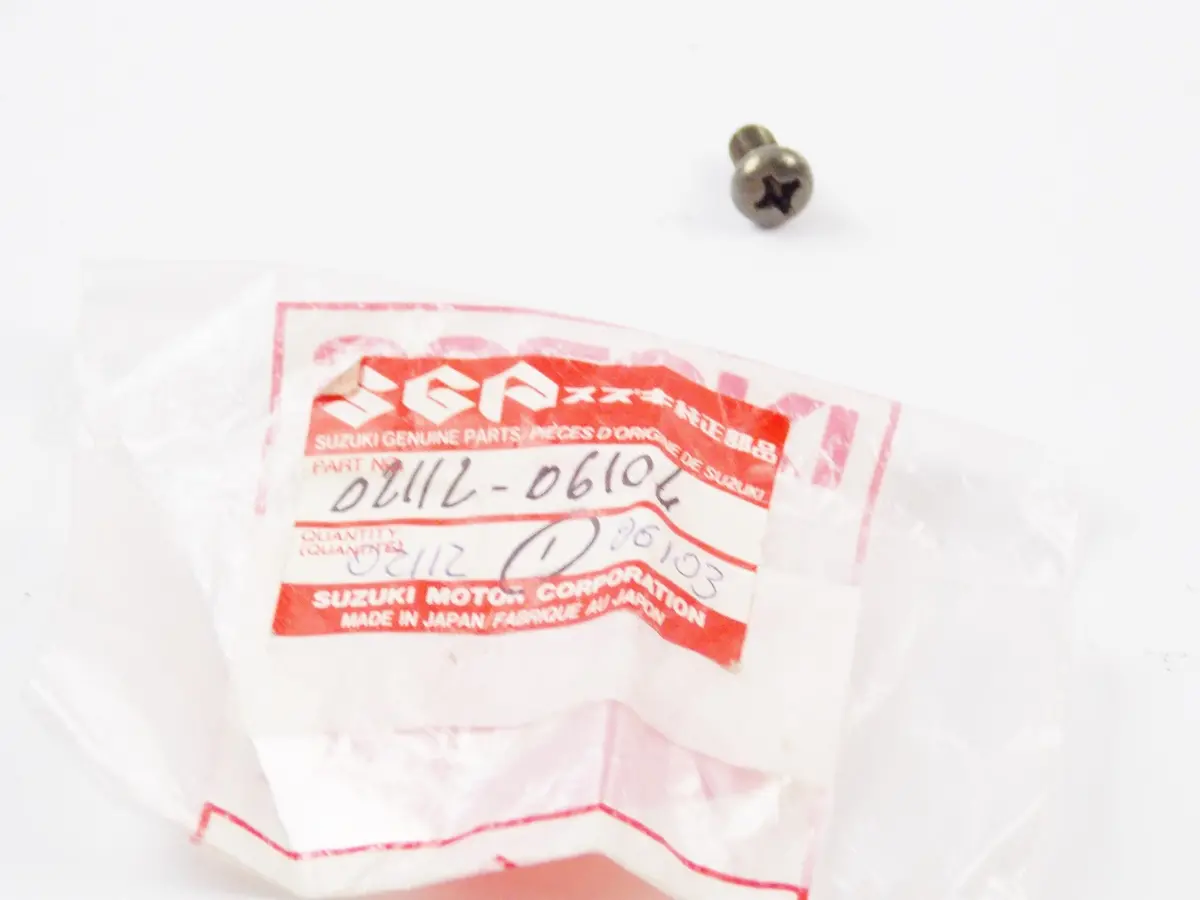 Nos Oem Suzuki Screw Vacuum Check M6x10 02112-06106 | 02112-06103 1