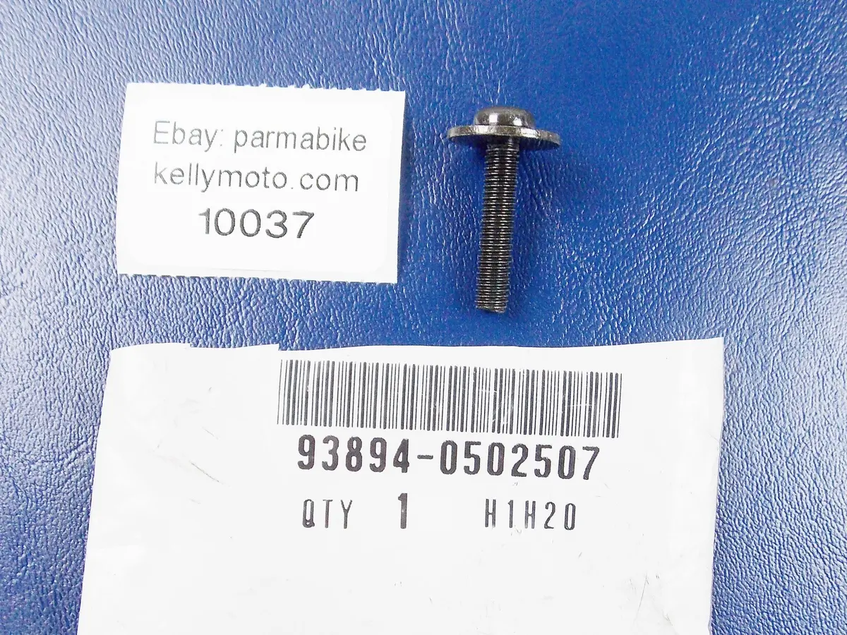 Nos Oem Honda Cbr600f 2001-02/Trx300 Washer Screw 5X25 93894-0502507 1